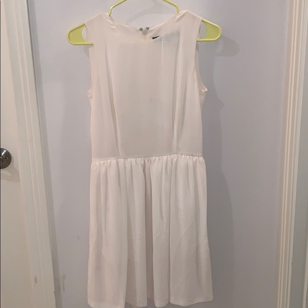 Cream Sheath Dress